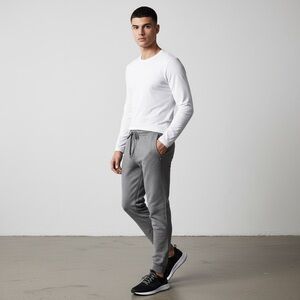 Patagonia Men’s Heather Gray Joggers size Large Worn Wear Style # 56666